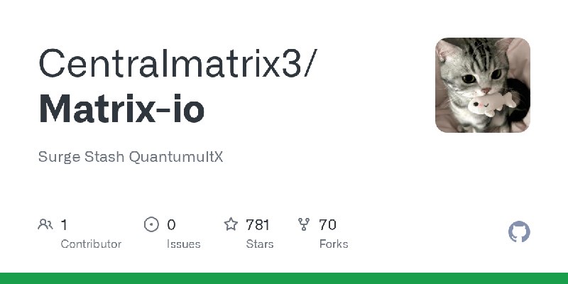 GitHub - Centralmatrix3/Matrix-io: Surge Stash QuantumultX