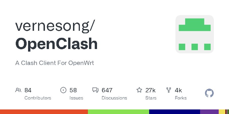 GitHub - vernesong/OpenClash: A Clash Client For OpenWrt