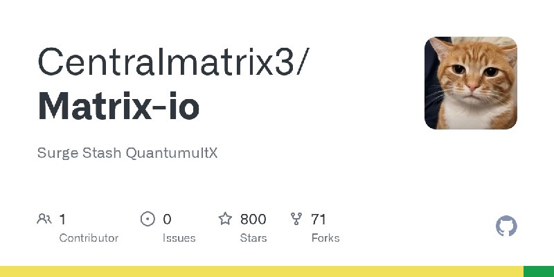 GitHub - Centralmatrix3/Matrix-io: Surge Stash QuantumultX