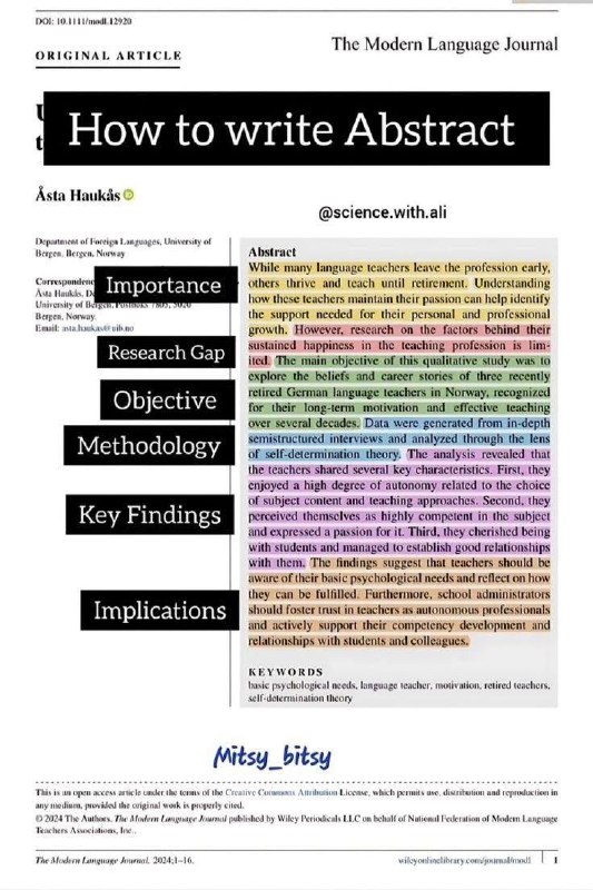 #AI How to write Abstract