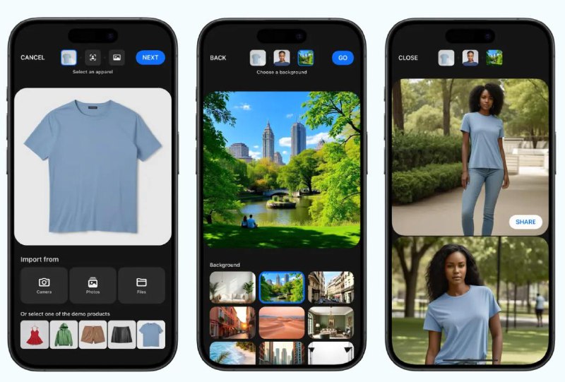 #AI 现在您可以上传产品设计、编写提示并生成像AI换装的时尚照片
