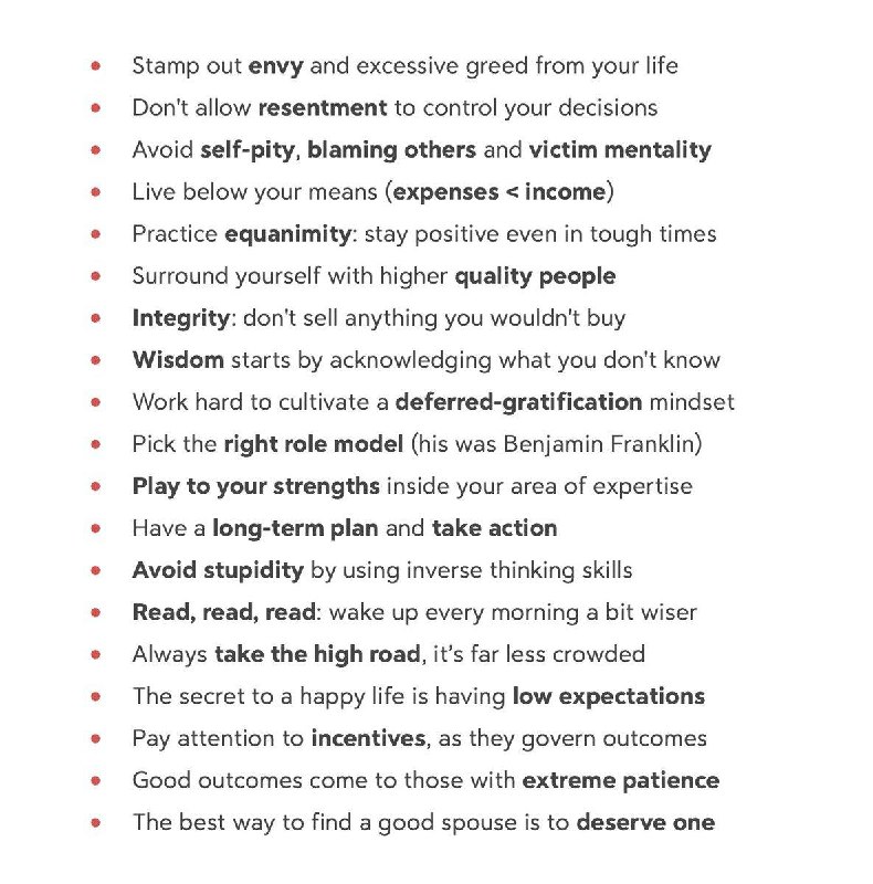 #灵感 查理·芒格的人生箴言