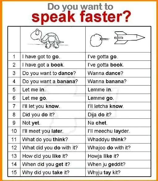 Do u want to speak faster? #外语